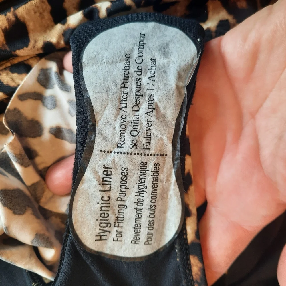 NWT Lauren Ralph Lauren Leopard Print Skirted One Piece Swimsuit Size 18W - Picture 15 of 16